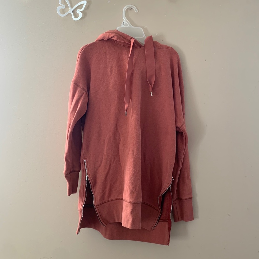 Aerie Ribbon Hoodie with Side Zippers